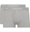 Dolce & Gabbana Pack Of 2 Stretch Jersey Midi Briefs In Gray