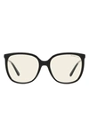 Michael Kors 54mm Round Sunglasses In Black