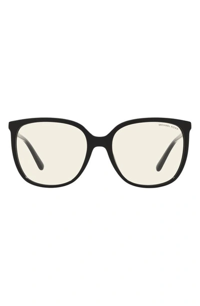 Michael Kors 54mm Round Sunglasses In Black