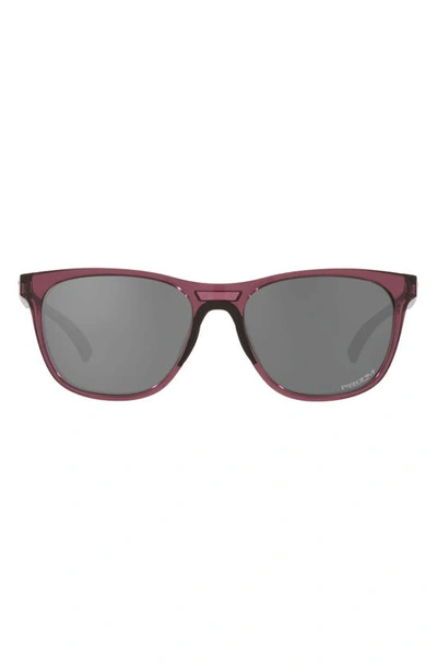 Oakley Leadline Prizm™ 56mm Oval Sunglasses In Trans Blue