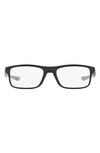 Oakley Plank 2.0 51mm Rectangular Optical Glasses In Black