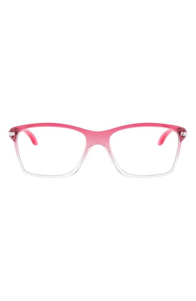 Oakley Kids' Cartwheel™ 51mm Rectangle Optical Glasses In Pink