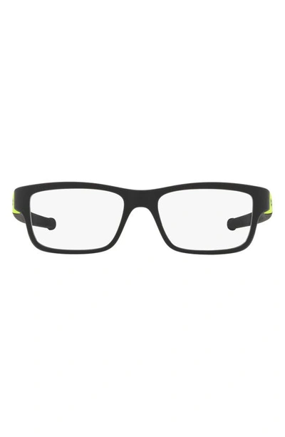 Oakley Kids' Marshal™ Xs 49mm Rectangular Optical Glasses In Black