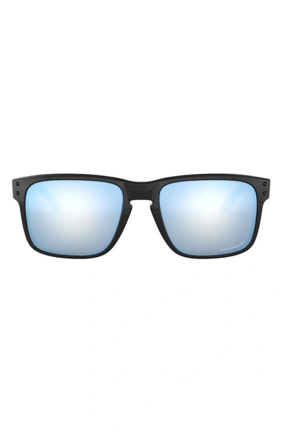 Oakley Holbrook 57mm Polarized Square Sunglasses In Black