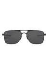 Oakley Gauge 8 62mm Aviator Sunglasses In Black