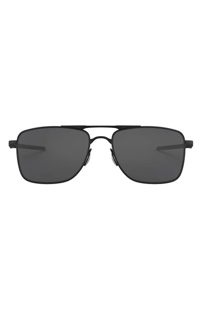 Oakley Gauge 8 62mm Aviator Sunglasses In Black
