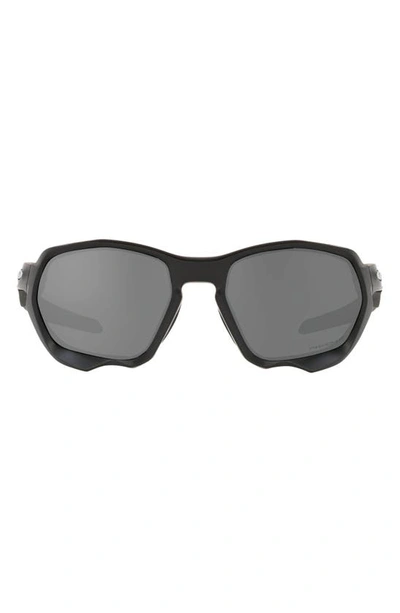 Oakley Plazma 59mm Prizm™ Polarized Sunglasses In Black