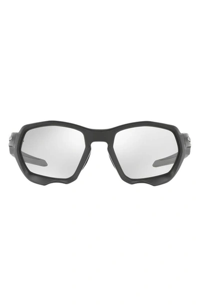 Oakley Plazma 59mm Polarized Photochromic Sunglasses In Grey