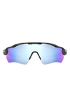 OAKLEY OAKLEY RADAR® EV PATH® 38MM PRIZM™ POLARIZED WRAP SUNGLASSES,OO9208-C038