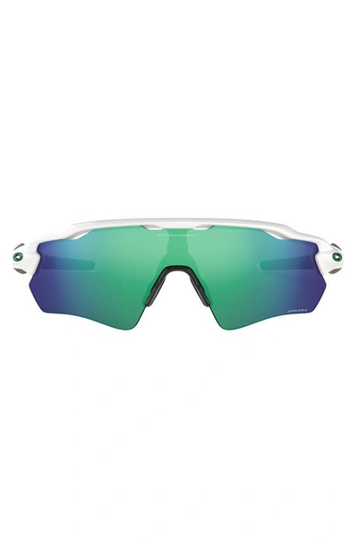 Oakley Radar® Ev Path® 138mm Prizm™ Wrap Shield Sunglasses In White