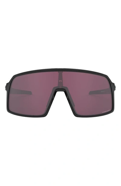 Oakley Prizm™ Sutro S 28mm Shield Sunglasses In Rubber Black