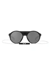 Oakley Clifden 54mm Polarized Sunglasses In Matte Black