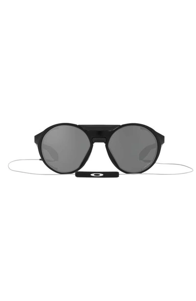 Oakley Clifden 54mm Polarized Sunglasses In Matte Black