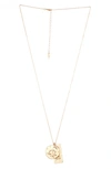 Ettika Long Zodiac Charm Necklace In Libra