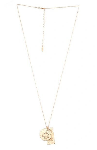 Ettika Long Zodiac Charm Necklace In Libra