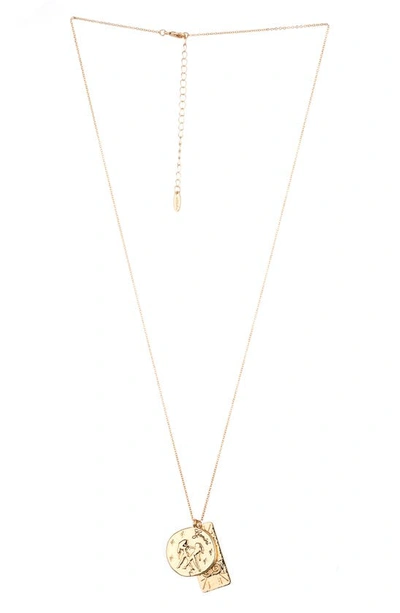 Ettika Long Zodiac Charm Necklace In Gemini