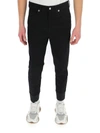 NEIL BARRETT NEIL BARRETT MID RISE CROPPED JEANS