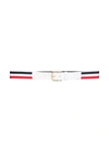 THOM BROWNE THOM BROWNE RWB STRIPE BUCKLE BELT