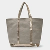Vanessa Bruno Cabas Moyen Tote In Beige