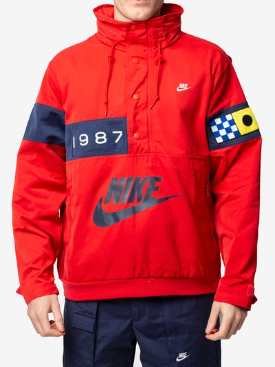 Nike Reissue Walliwaw Woven Jacket In Red