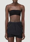 RICK OWENS RICK OWENS DRAPED BANDEAU TOP