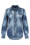 DSQUARED2 DSQUARED2 DISTRESSED DENIM SHIRT