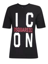 DSQUARED2 DSQUARED2 ICON LOGO PRINT CREWNECK T