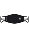 Marine Serre Moon-print Recycled-polyamide Face Covering In Black