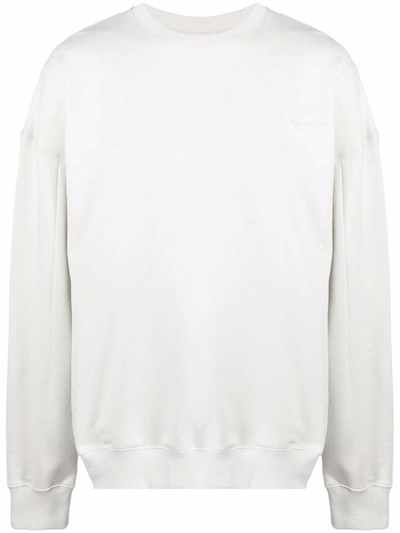 A-cold-wall* Embroidered-logo Oversize Jumper In White