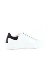 GUESS GUESS MEN'S WHITE LEATHER SNEAKERS,FM5SLRLEA12WHBL 43