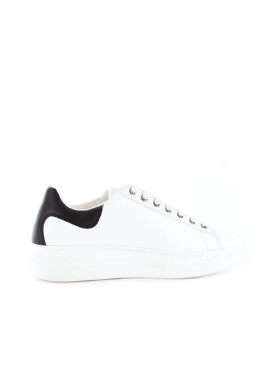 Guess Men's White Leather Sneakers