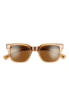 Salt Lopez 51mm Polarized Sunglasses In Whiskey/ Brown