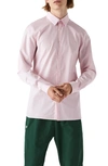 Lacoste Slim Fit Poplin Button-up Shirt In Nidus