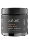 BUTTAH SKIN CHARCOAL DETOX FACE MASK, 1 OZ,PD9006B