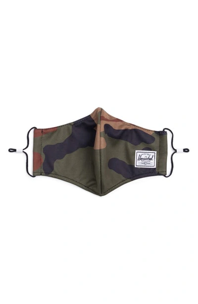 Herschel Supply Co Adult Fitted Face Mask In Camo