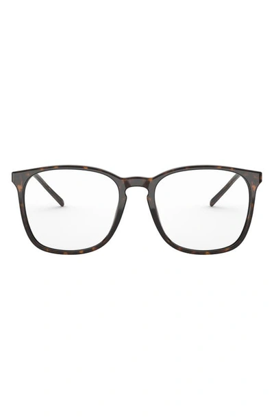 Ray Ban Unisex 54mm Square Optical Glasses In Havana