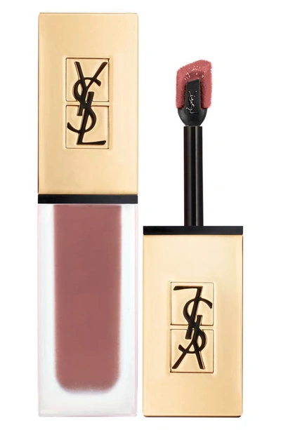 Saint Laurent Tatouage Couture Liquid Matte Lip Stain In 23 Singular Taupe