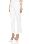 Anne Klein Duke Straight-leg Dress Pants In White