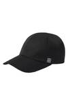 Totême Double Wool And Cashmere-blend Baseball Cap In Black