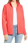 Tommy Bahama New Aruba Zip Front Stretch Cotton Jacket In Coral Bluff