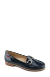 Marc Joseph New York Park Ave Loafer In Navy Soft Patent
