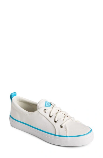 Sperry Sustainability Collection Crest Vibe Sneaker In White/ Blue
