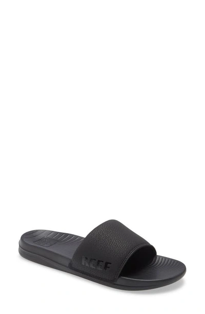 Reef One Slide Sandal In Black