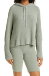 Rag & Bone Sunny Rib Hoodie In Seafoam