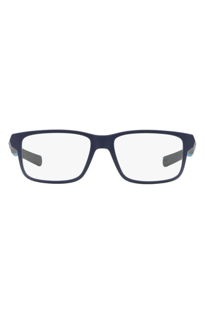 Oakley Kids' Field Day 48mm Rectangular Optical Glasses In Blue