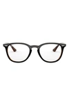 Ray Ban 50mm Optical Glasses In Top Grey