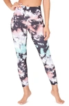 Onzie High Rise Midi Leggings In Beige Camo