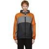 MONCLER GENIUS 5 MONCLER CRAIG GREEN ORANGE & GREY CLONOPHIS JACKET