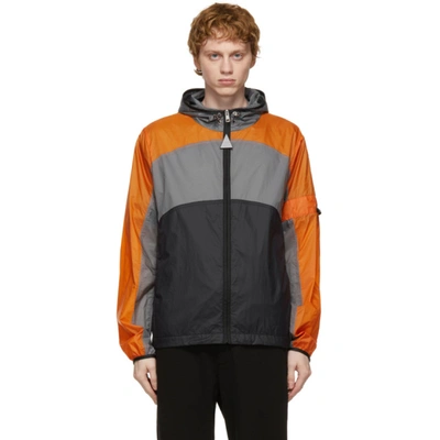 Moncler Genius 5 Moncler Craig Green Orange & Grey Clonophis Jacket In Navy