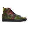 CONVERSE MULTICOLOR ALL STAR PRO LEATHER HIGH SNEAKERS